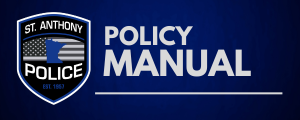 Saint Anthony Police CPolicy Manual button