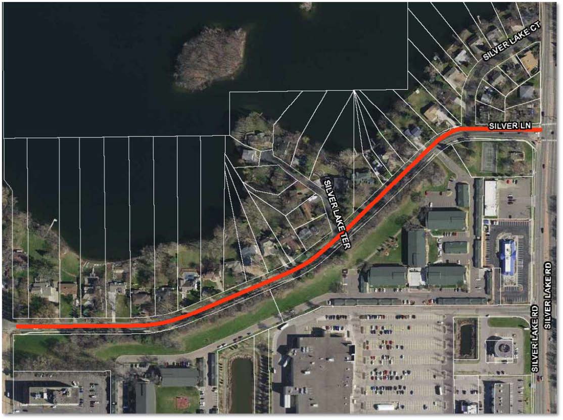 2021 Silver Lane Maintenace and Resurfacing Map